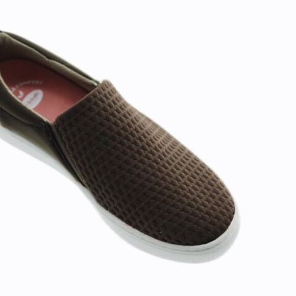 Dr. Scholl's Women's Do It Right Slip On Fabric Comfort Shoe Size 6.5 Brown - Picture 1 of 5